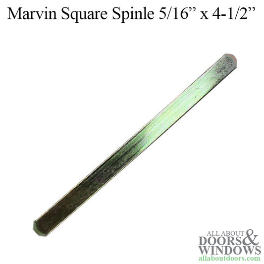 Marvin Square Spindle, 5/16" x 4-1/2" (8mm x 115mm)