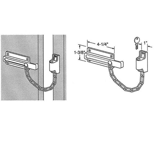 Chain Lock - Keyed - Chrome - Chain Lock - Keyed - Chrome