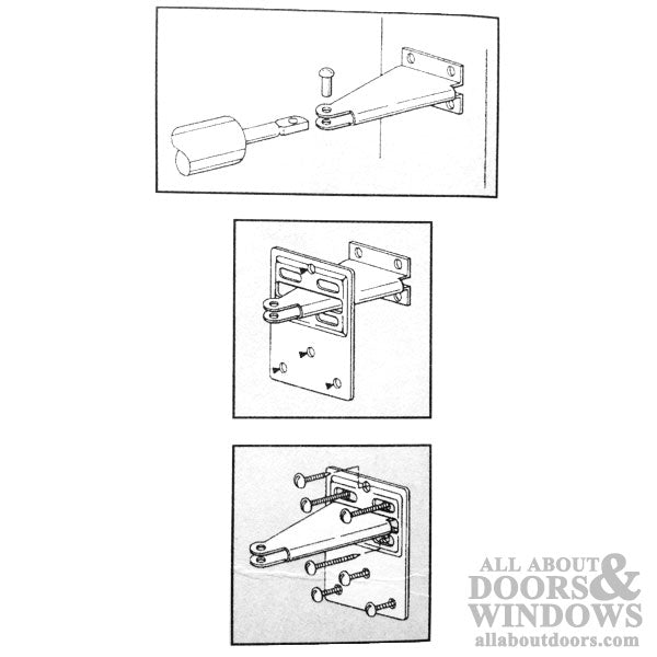 Storm Door Bracket and Jamb Saver - Choose Color - Storm Door Bracket and Jamb Saver - Choose Color