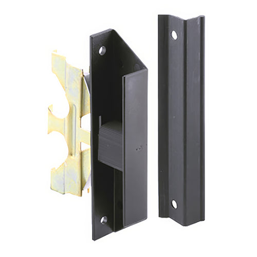 Non-Handed Latch & Pull for Sliding Screen Door - Black Finish - Non-Handed Latch & Pull for Sliding Screen Door - Black Finish