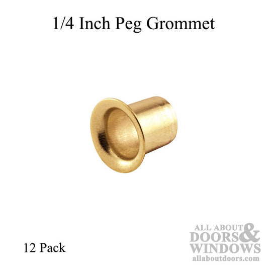 1/4 Inch Peg Grommet - 12 Pack