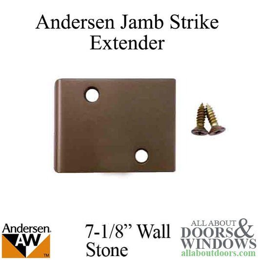 Andersen Jamb Strike Extender, 3" - Stone