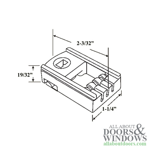 Pivot Lock Shoe - White Cam - Pivot Lock Shoe - White Cam