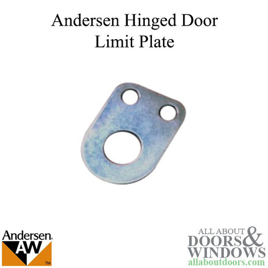 Andersen Double Door Hinged Door Limiting Plate For Dummy or Keyed Cylinder