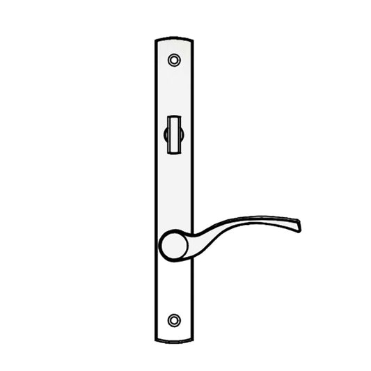 Truth Sentry Lock Handle Set, Transitional, Decorative finishes over Brass- PVD Chrome