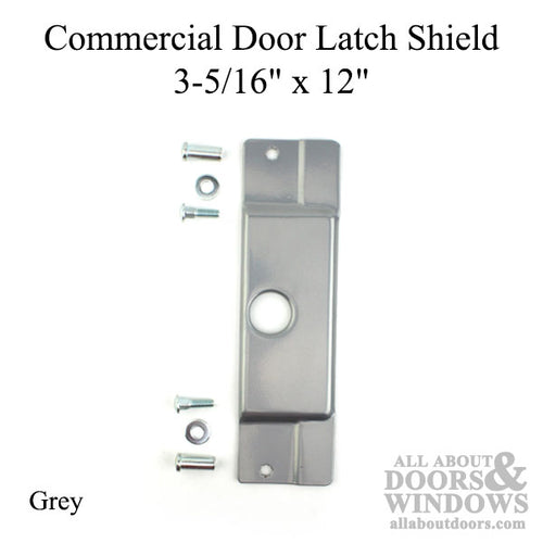 Commercial Door Latch Shield 3-5/16