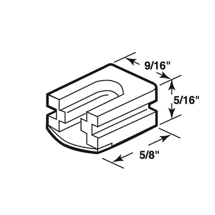 Leigh / Monarch Pin Cap / Guide, H-Shape, Plastic - Leigh / Monarch Pin Cap / Guide, H-Shape, Plastic