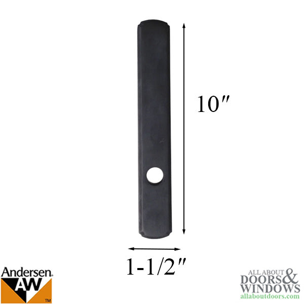 Exterior Escutcheon Plate - Passive - Newbury with Oil Rubbed Bronze finish - Exterior Escutcheon Plate - Passive - Newbury with Oil Rubbed Bronze finish