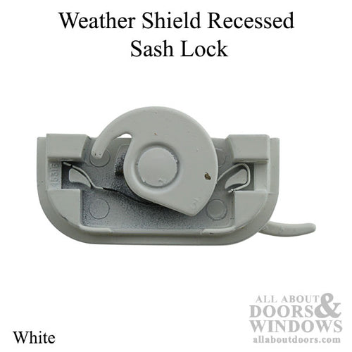 Weather Shield Recessed Sash Lock, 1-3/4