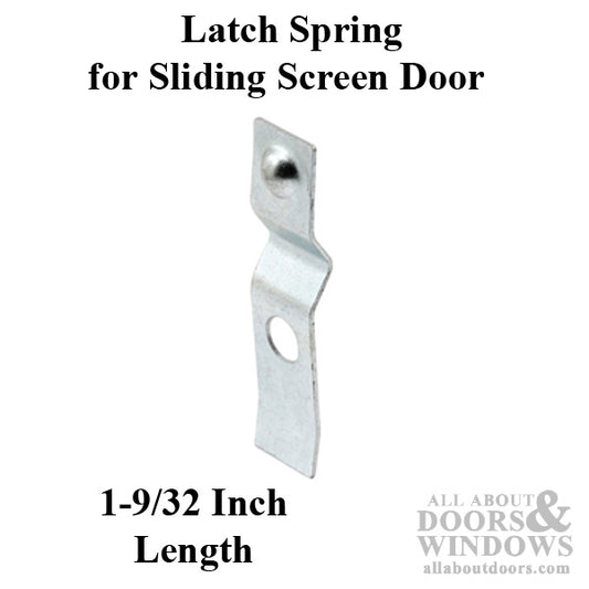 Sliding Patio Door Latch Spring