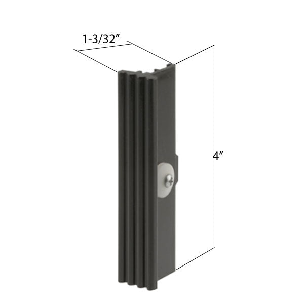 Latch and Pull - Vinyl and Aluminum Sash Hardware, Extruded Aluminum - Black - Latch and Pull - Vinyl and Aluminum Sash Hardware, Extruded Aluminum - Black