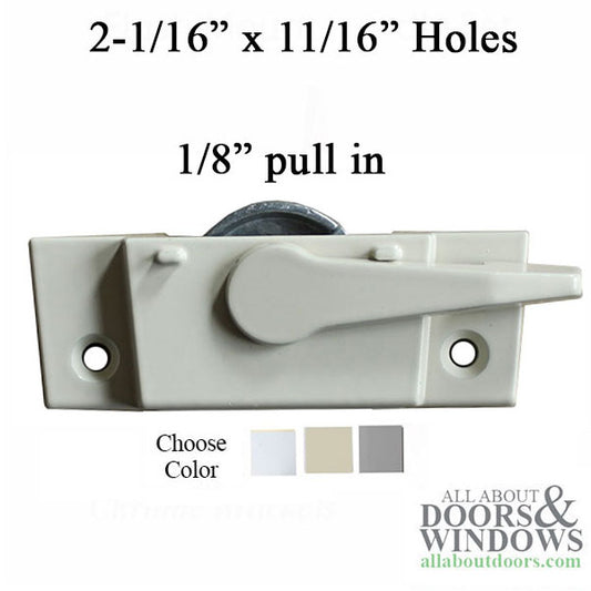 Sweep Latch Sash Lock with  1/8" Cam for Single or Double Hung windows, LH