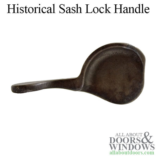 Stone River Bronze Historical Sash Lock Handle