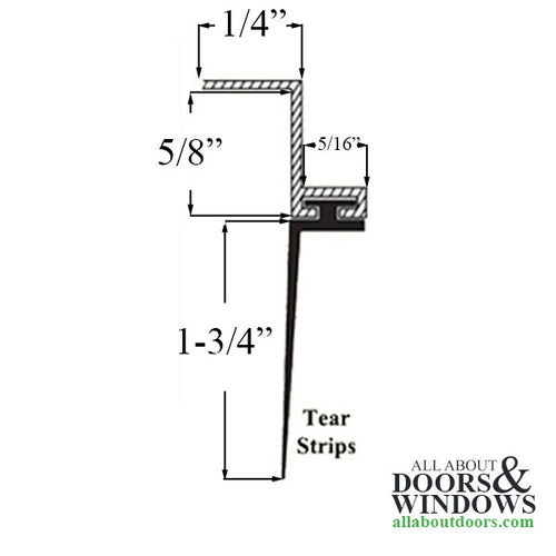 Universal Fit Bug Seal for Sliding Screen Door - 7 or 8 Feet, Black - Universal Fit Bug Seal for Sliding Screen Door - 7 or 8 Feet, Black