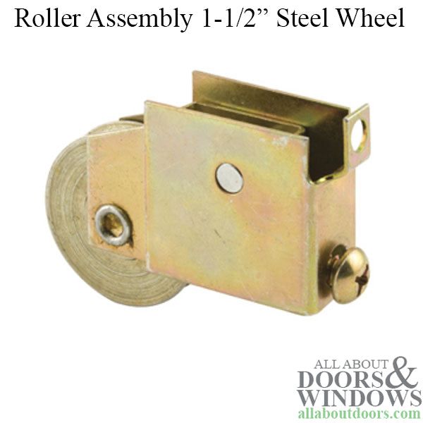 Slidng Patio Door Roller 1.5 Inch Steel Wheel With F Tab Steel Housing For Holluview and Fullview Glass Door - Slidng Patio Door Roller 1.5 Inch Steel Wheel With F Tab Steel Housing For Holluview and Fullview Glass Door