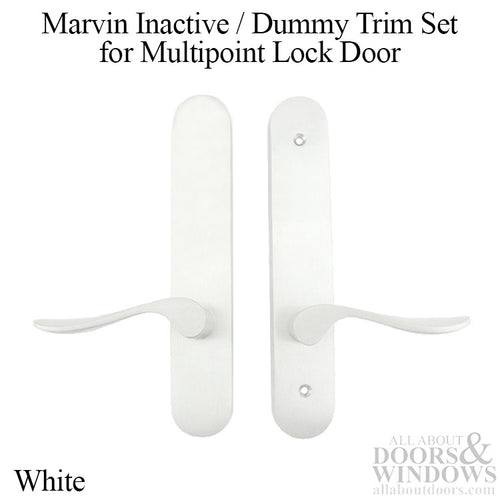 Marvin Inactive / Dummy Trim for Passive door - White - Marvin Inactive / Dummy Trim for Passive door - White