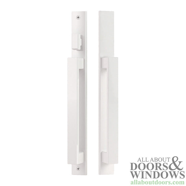 Modern Contemporary Inline Sliding Patio Door Handle Set Active Non-Keyed with Interior Thumbturn - Modern Contemporary Inline Sliding Patio Door Handle Set Active Non-Keyed with Interior Thumbturn