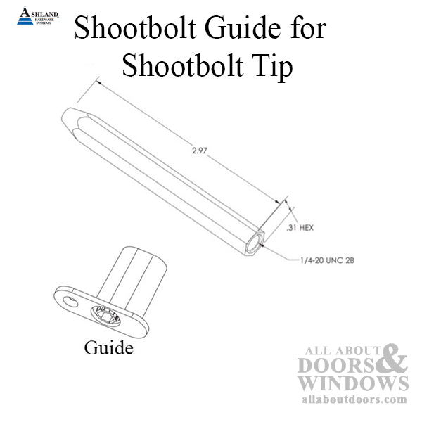 Shootbolt Guide for Hex shape Shootbolt Tip - Shootbolt Guide for Hex shape Shootbolt Tip