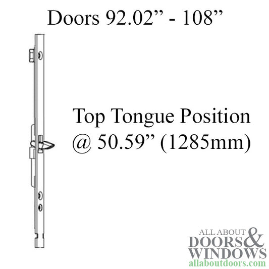 Hoppe HLS2000 Top Extension - 50.59" Tongue, 66.28" Extension Length