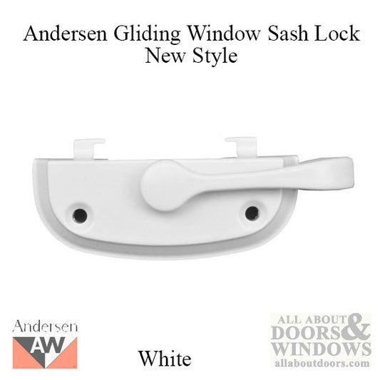 Andersen 200 Series Gliding Window Sash Lock, New Style - White