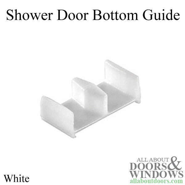 Shower Door Bottom Guide Fits 1/2