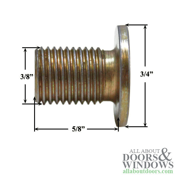 Mounting Bolt 3/4 Inch Hex Head for Hoppe Handle Set - Mounting Bolt 3/4 Inch Hex Head for Hoppe Handle Set
