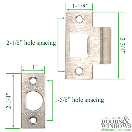 Baldwin Lever-Strength Estate Privacy Latch 5513P, 2-3/8