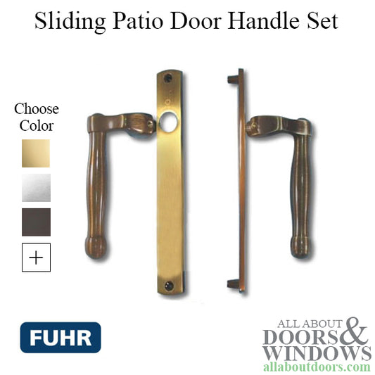 Dummy Pair, Sliding Patio Door  L- Handle, Fuhr 574 / 392 - Choose Color