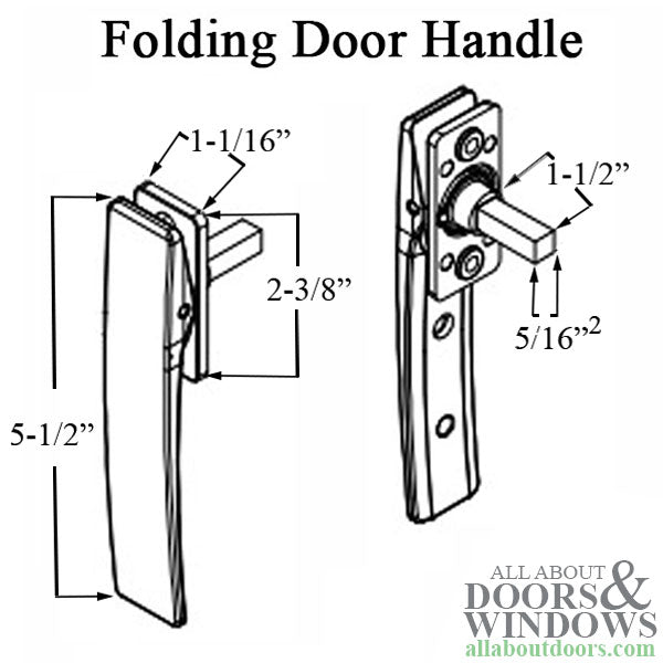 Marvin Bi-Folding Door Panel Handle - Marvin Bi-Folding Door Panel Handle