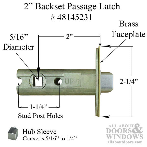 7mm Hub Sleeve, to convert 5/16 hub to 1/4