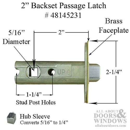 7mm Hub Sleeve, to convert 5/16 hub to 1/4