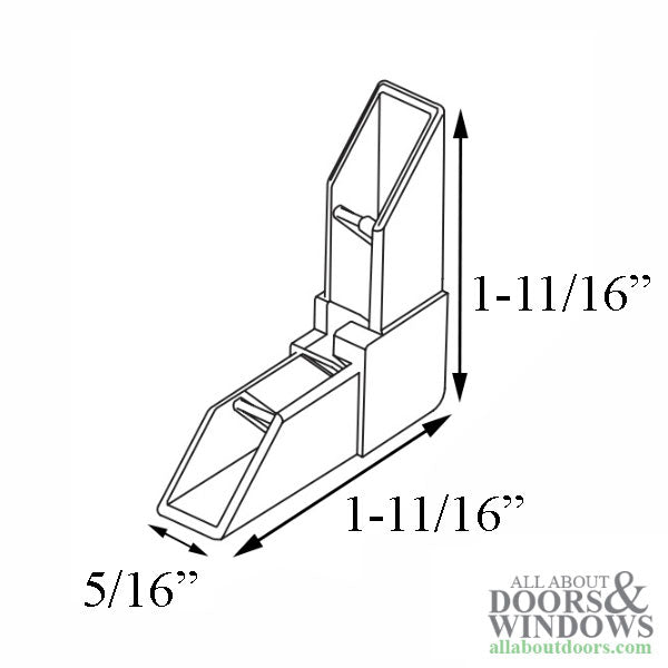 Weather Shield Plastic Window Screen Frame Corner Key - Weather Shield Plastic Window Screen Frame Corner Key
