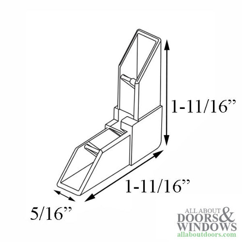 Weather Shield Plastic Window Screen Frame Corner Key - Weather Shield Plastic Window Screen Frame Corner Key