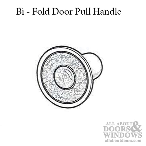 Knob 1-13/16 Bi-Fold Door, Ivory (Plastic) - Acme No. 318 - Knob 1-13/16 Bi-Fold Door, Ivory (Plastic) - Acme No. 318