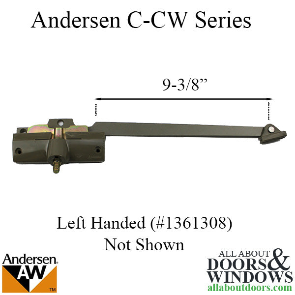 Andersen Window - Perma-Shield Casement Operator, Wood, Single Arm, PSC,  Straight arm, 7191-32, RH - Andersen Window - Perma-Shield Casement Operator, Wood, Single Arm, PSC,  Straight arm, 7191-32, RH