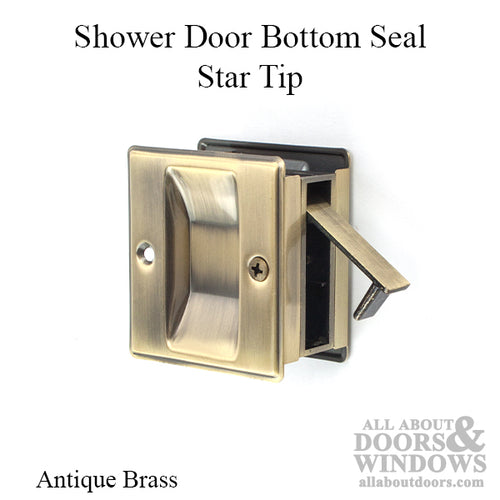 Pocket Door Pull Passage 2-1/2 x 2-3/4 Inch - Choose Finish - Pocket Door Pull Passage 2-1/2 x 2-3/4 Inch - Choose Finish