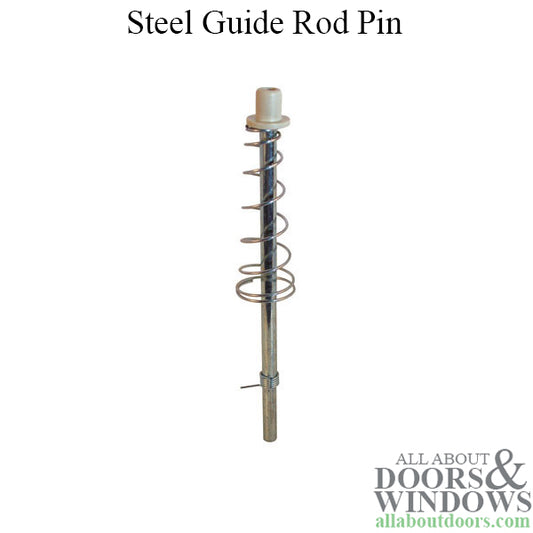 Closet Bi Fold Door Pivot Rod with 0.25 Inch Guide