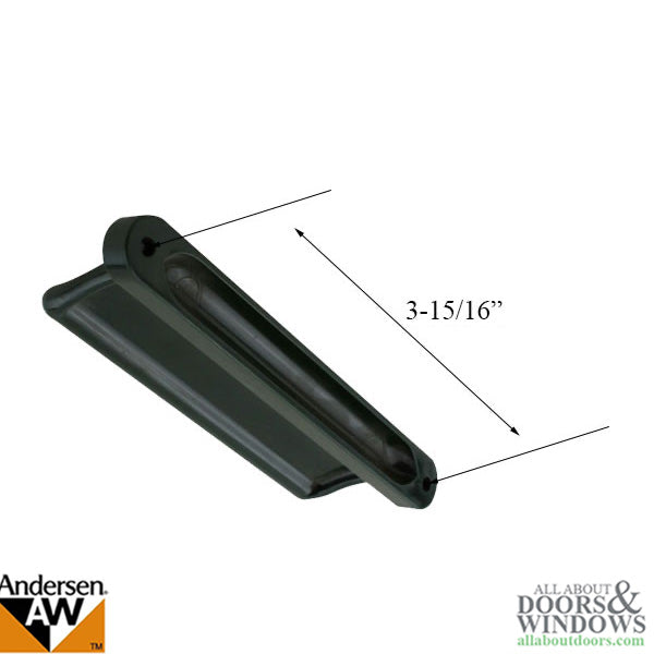 Retractable Insect Screen Exterior Handle, For Andersen FGD made August 2003 - May 2007 - Retractable Insect Screen Exterior Handle, For Andersen FGD made August 2003 - May 2007