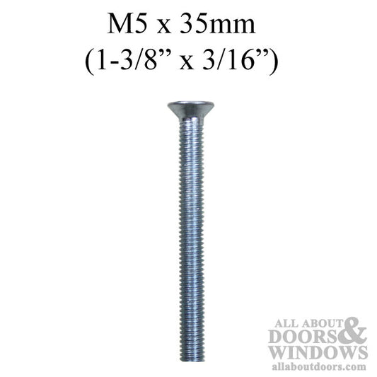 M5 x 35mm Countersunk Screw, Inside and Outside Operation