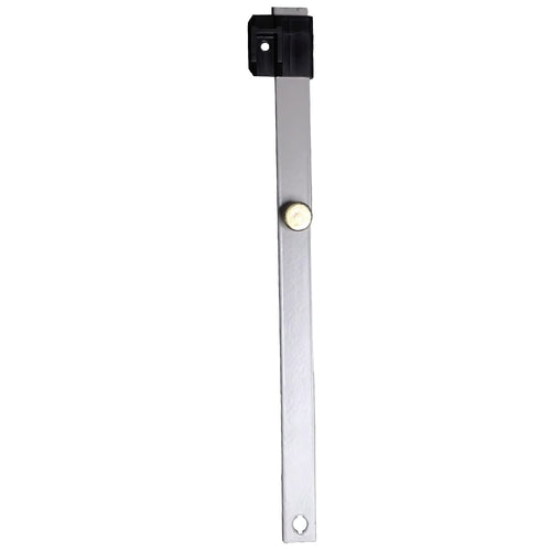 Tie Bar 7-3/4 inch with 1 roller and  black plastic guide - Tie Bar 7-3/4 inch with 1 roller and  black plastic guide