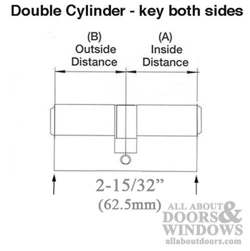 Whitco Keyed Profile Cylinder Key / Key for MK2 / MK3 Lock - Whitco Keyed Profile Cylinder Key / Key for MK2 / MK3 Lock