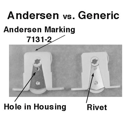 Andersen  Screen Door Roller Assembly - Andersen  Screen Door Roller Assembly