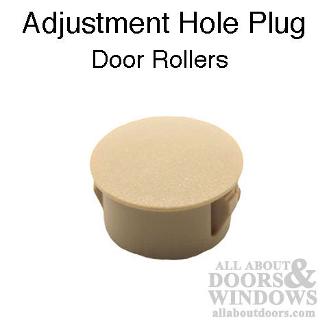 Peachtree Adjustment Hole Plug, Sliding glass doors - Beige - Peachtree Adjustment Hole Plug, Sliding glass doors - Beige