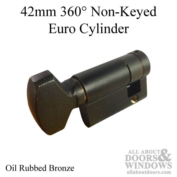 32/10 42mm InActive Non-Keyed 360° Euro Cylinder, 1-3/4