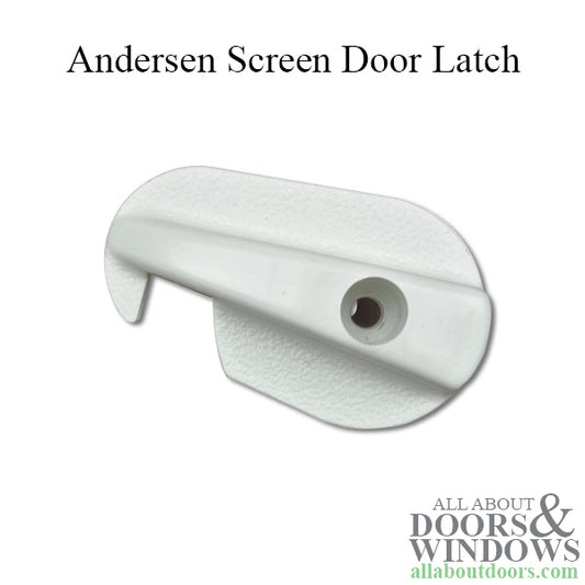 Andersen 3 Panel Screen Door Latch - White