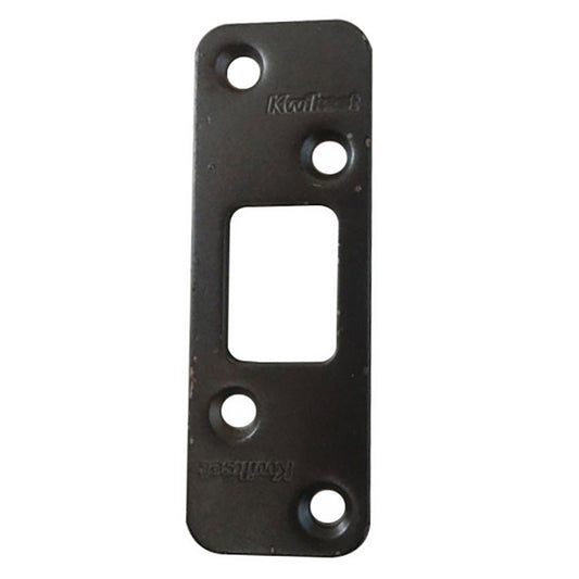 Radius Corner Strike Plate, Deadbolt, 1/4" Radius Corner - Bronze