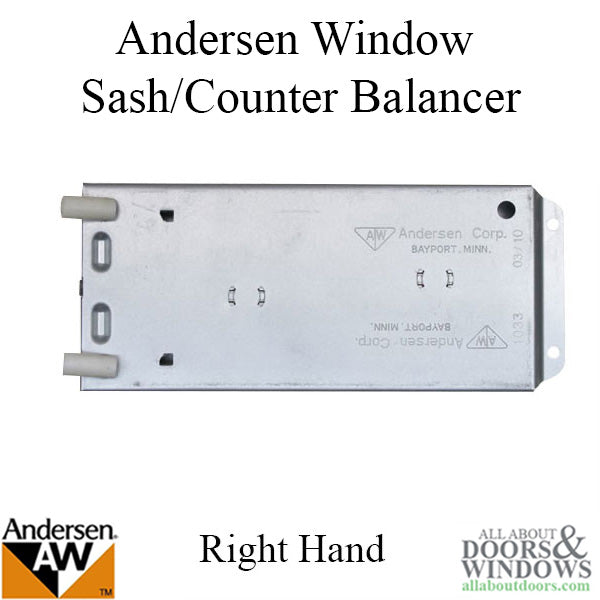 Andersen 200 Series Narroline Window Sash/Counter Balancer, Right Hand - 16R - Andersen 200 Series Narroline Window Sash/Counter Balancer, Right Hand - 16R