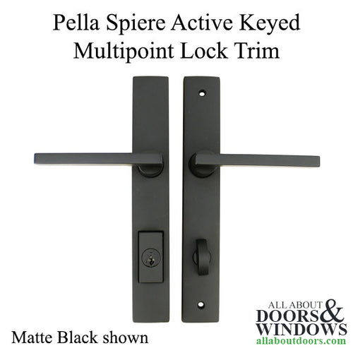 Pella Spiere Active Keyed Multipoint Lock Trim - Pella Spiere Active Keyed Multipoint Lock Trim