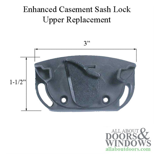 Andersen Enhanced Casement Upper Sash Lock, Right - Andersen Enhanced Casement Upper Sash Lock, Right