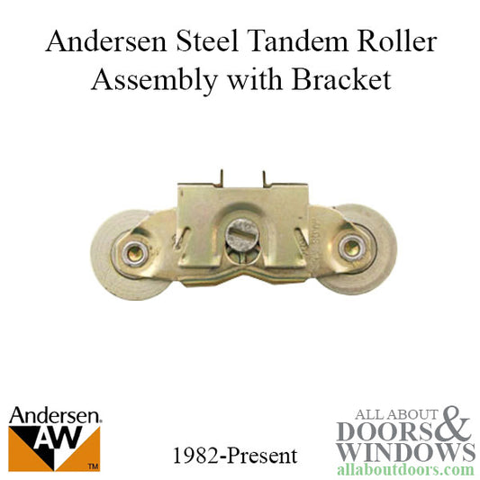 Andersen Perma-Shield Gliding Door - Steel Tandem Roller Assembly w/ Bracket (1982 - present)